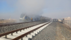 ویدئو | آتش‌سوزی در قطار تهران - ورامین در حوالی قرچک