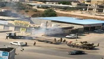 جانب من التحشيدات العسكرية في طرابلس