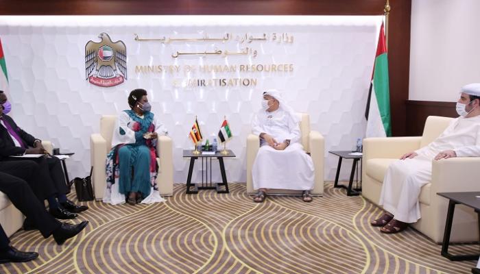 اللقاء بحث زيادة التعاون بين الإمارات وأوغندا