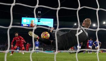 محمد صلاح نجم ليفربول ضد ليستر سيتي
