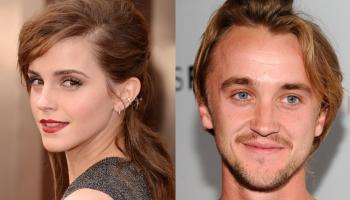 الممثل البريطاني توم فيلتون وإيما واتسون