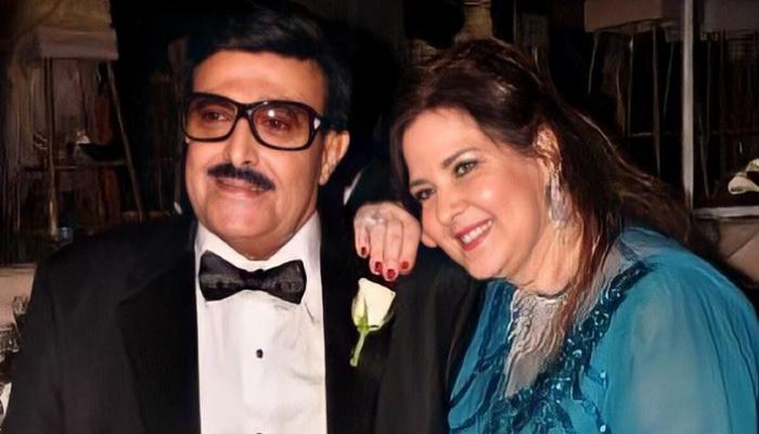 الفنان سمير غانم وزوجته دلال عبدالعزيز 