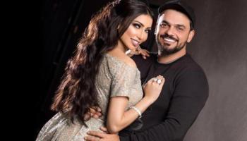 دنيا بطمة وزوجها محمد الترك - أرشيفية