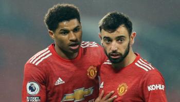 برونو فرنانديز وماركوس راشفورد نجما مانشستر يونايتد