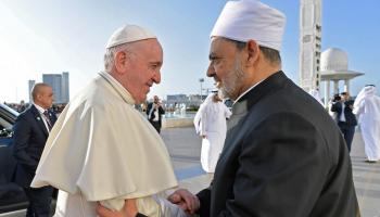 الدكتور أحمد الطيب والبابا فرنسيس