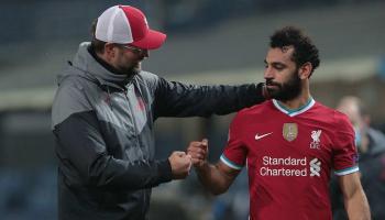 محمد صلاح مع يورجن كلوب