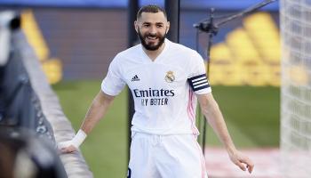 كريم بنزيمة مهاجم ريال مدريد