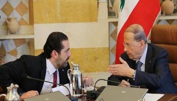 لقاء سابق بين الرئيس اللبناني ورئيس الحكومة المكلف