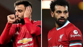 محمد صلاح وبرونو فرنانديز