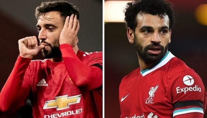محمد صلاح وبرونو فرنانديز