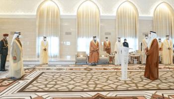 محمد آل خاجة يؤدي اليمين القانونية كأول سفير للإمارات في ‫إسرائيل