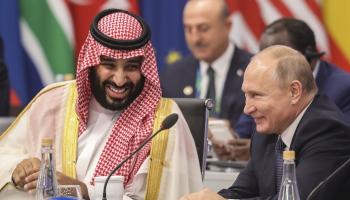 محمد بن سلمان وبوتين - أرشيفية