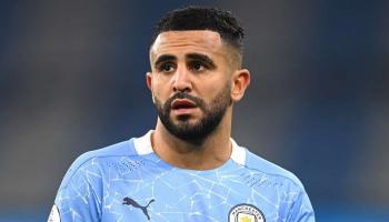 رياض محرز نجم فريق مانشستر سيتي ومنتخب الجزائر