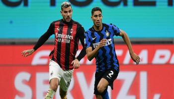 أشرف حكيمي لاعب الإنتر وهيرنانديز لاعب ميلان