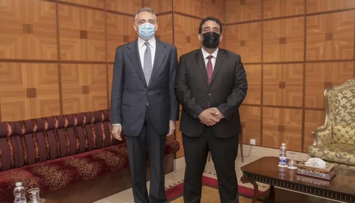 محمد المنفي وجوزيبي بوتشينو