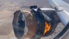 ABD'de yolcu uçağının motorunda çıkan yangın korku dolu anlar yaşattı