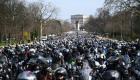 France : les interdictions de circuler entre les files de voitures agacent les motards, 15 mille manifestants