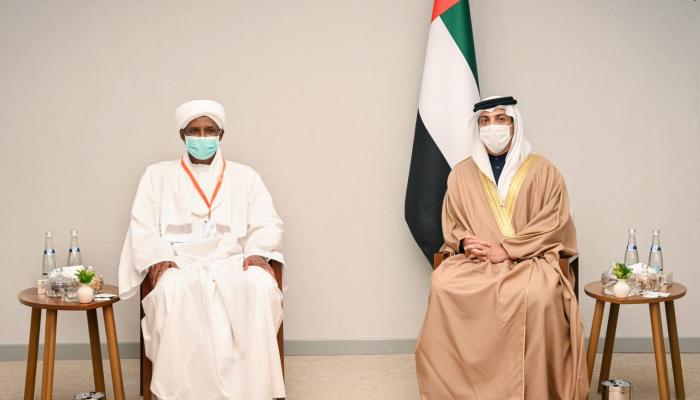 الشيخ منصور بن زايد والفريق أول محمد حمدان دقلو
