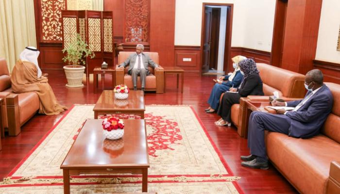 جان من لقاء سفير الإمارات وعضو المجلس السيادي بالسودان
