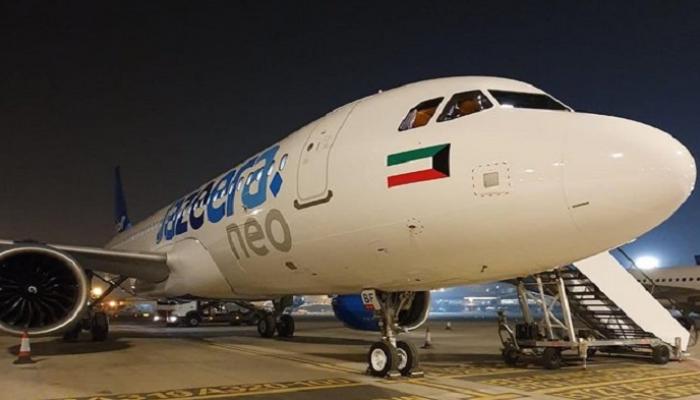 طائرة تابعة لشركة طيران الجزيرة الكويتية