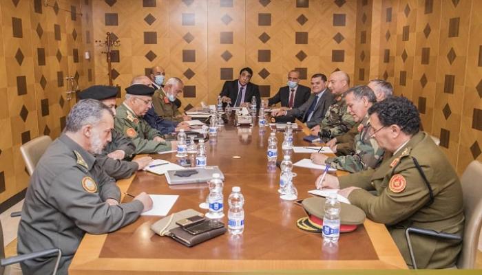 السلطة التنفيذية الليبية الجديدة وأعضاء اللجنة العسكرية المشتركة 
