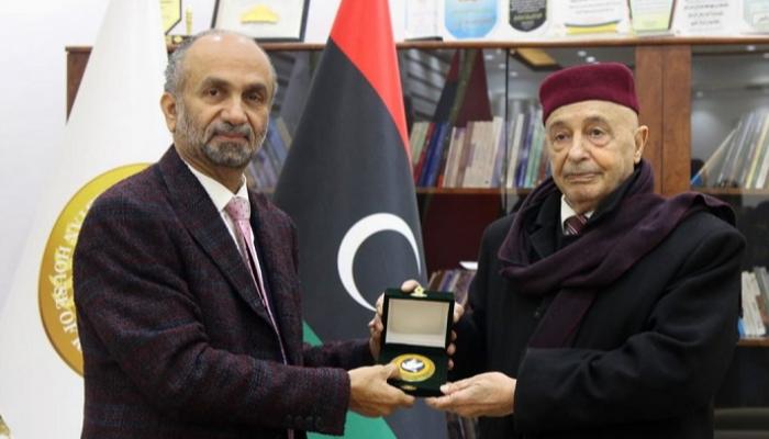 عقيلة صالح وأحمد الجروان