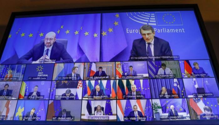  قمة افتراضية لقادة المجلس الأوروبي حول متحورات كورونا - أ ف ب