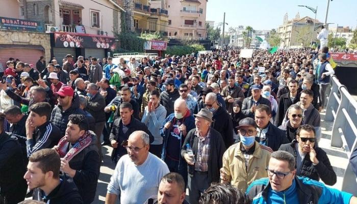 جانب من المظاهرات بالعاصمة الجزائرية