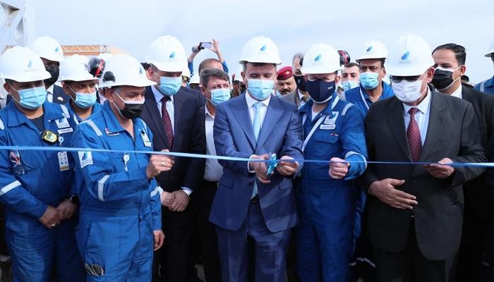 وزير النفط يفتتح محطة كبس الغاز الخامسة في حقل الرميلة الشمالية