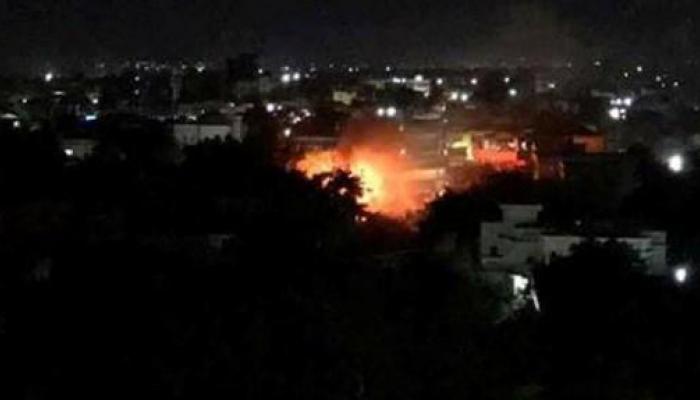 لقطة بعيدة للهجوم الانتحاري بمقديشو