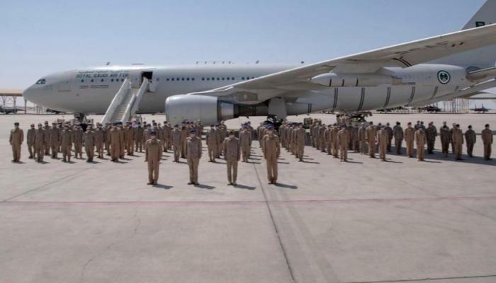 جانب من القوات السعودية المشاركة في المناورات