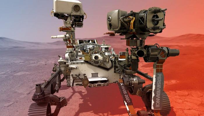 الروبوت الجوال "برسيفرانس" فوق سطح المريخ 