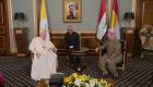 البابا فرنسيس لمسعود بارزاني: كردستان ملاذ آمن للمسيحيين
