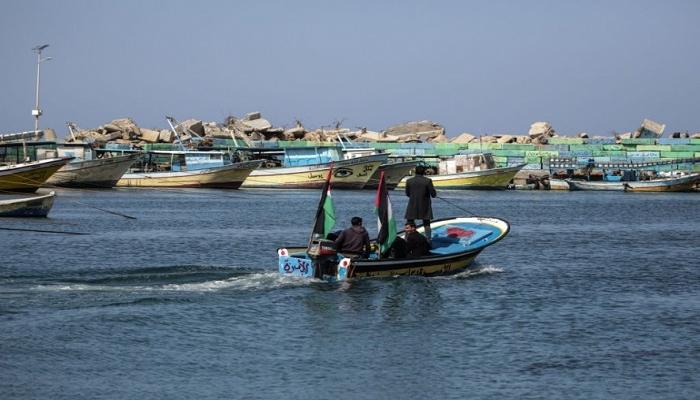 أحد مراكب الفلسطينيين في غزة - أرشيفية