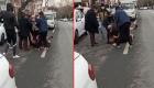 Görüntü 8 Mart Dünya Kadınlar Günü'nde çekildi! Sokak ortasında karısını yere yatırıp böyle darbetti