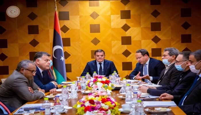 اجتماع الحكومة الليبية الجديدة 
