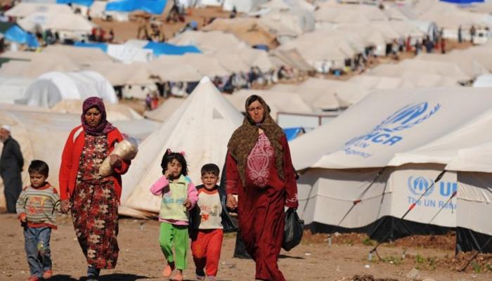 لاجئون سوريون بمخيمات النزوح شمالي العراق