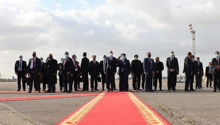 الرئيس التونسي قيس سعيد يصل إلى ليبيا