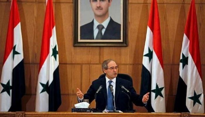 وزير الخارجية السوري فيصل المقداد 