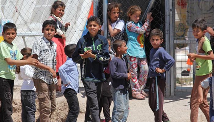 أطفال عراقيون في أحد المخيمات - أرشيفية