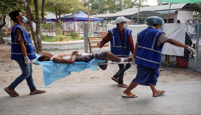 قتيل في مظاهرات ميانمار على يد الأمن