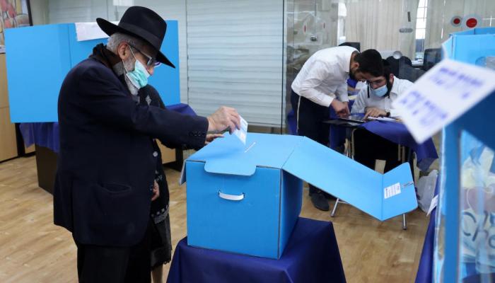 جانب من الانتخابات التشريعية في إسرائيل