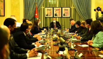 الوفدان العراقي والأردني في العاصمة عمان