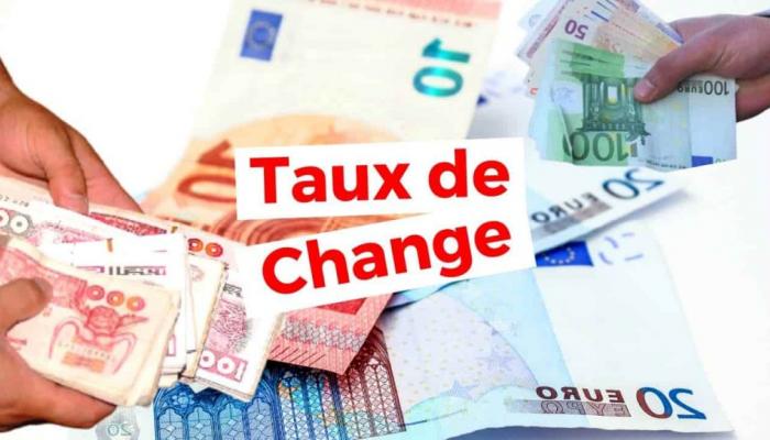  Taux de change Euro/Dinar, Jeudi, le 25 Mars