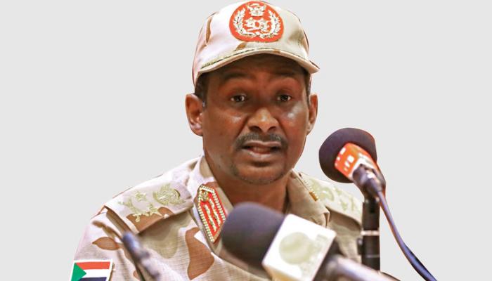 نائب رئيس مجلس السيادة السوداني الفريق محمد حمدان دقلو