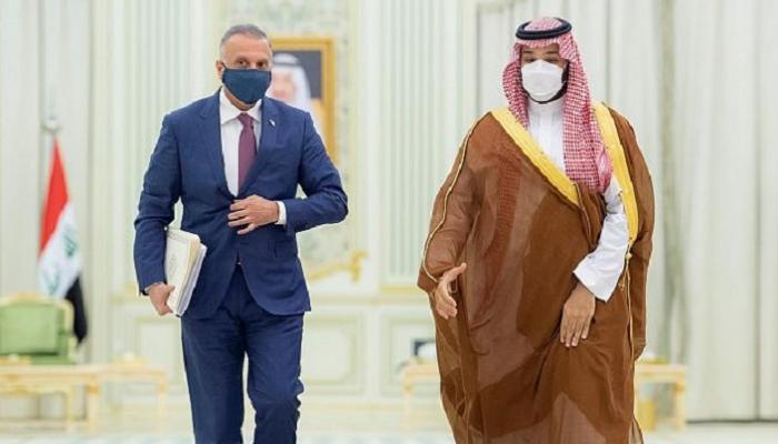 الأمير محمد بن سلمان بن عبد العزيز ورئيس الوزراء العراقي