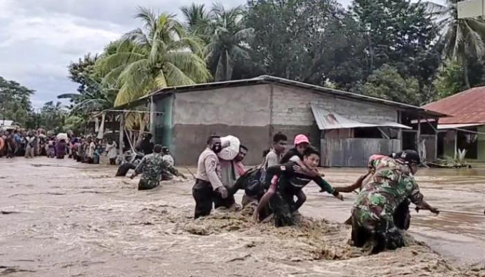 Inondations en Indonésie et au Timor oriental