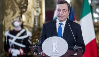 Le premier ministre italien, Mario Draghi