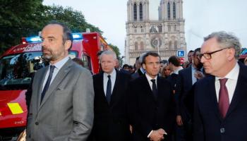 Emmanuel Macron est revenu sur l'incendie qui a ravagé une partie de la cathédrale Notre-Dame de Paris