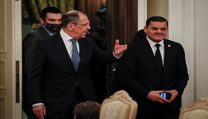 وزير الخارجية الروسي ورئيس حكومة الوحدة الليبية